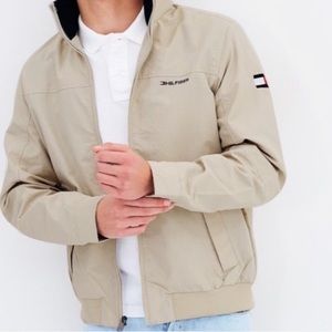 Tommy Hilfiger dark chino bomber jacket